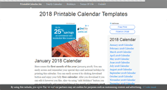 Desktop Screenshot of printablecalendar.biz